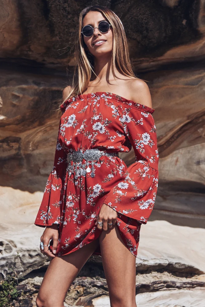Darling Girl Dress Red - Image 4