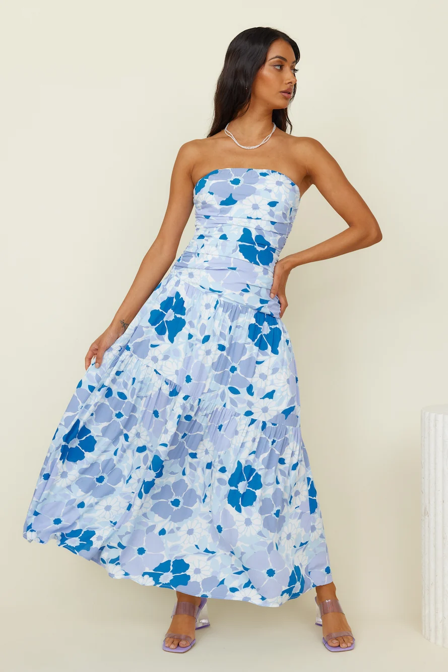 Daydreamer Maxi Dress Blue - Image 2