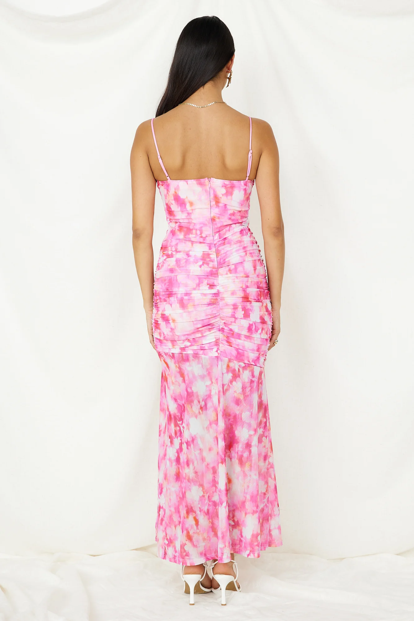 Deep Sea Dive Maxi Dress Pink - Image 5