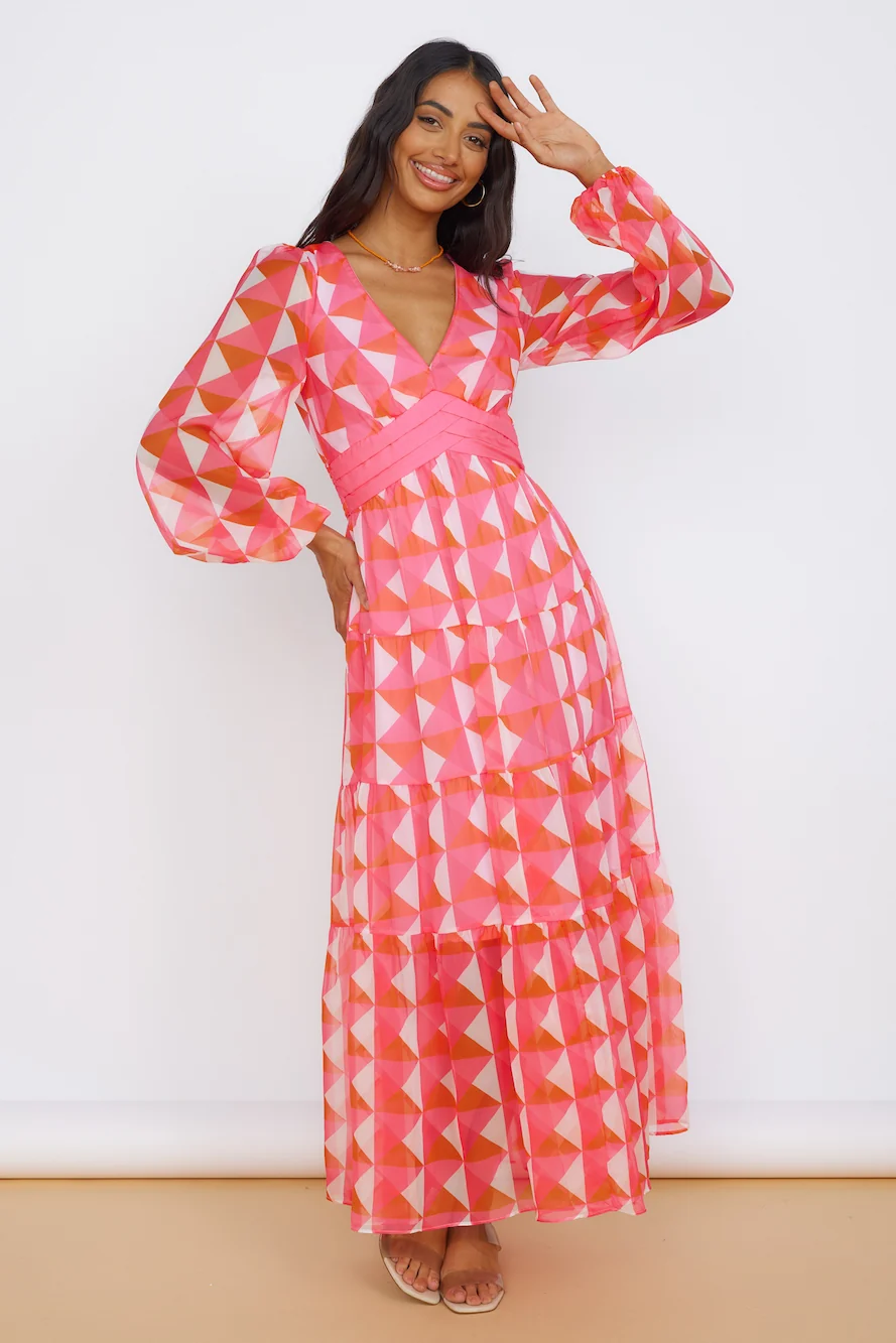 Delightful Dream Maxi Dress Pink - Image 2