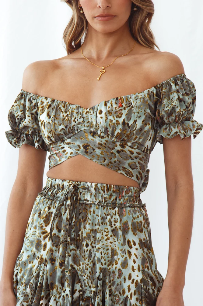 Duma Crop Top Green - Image 8