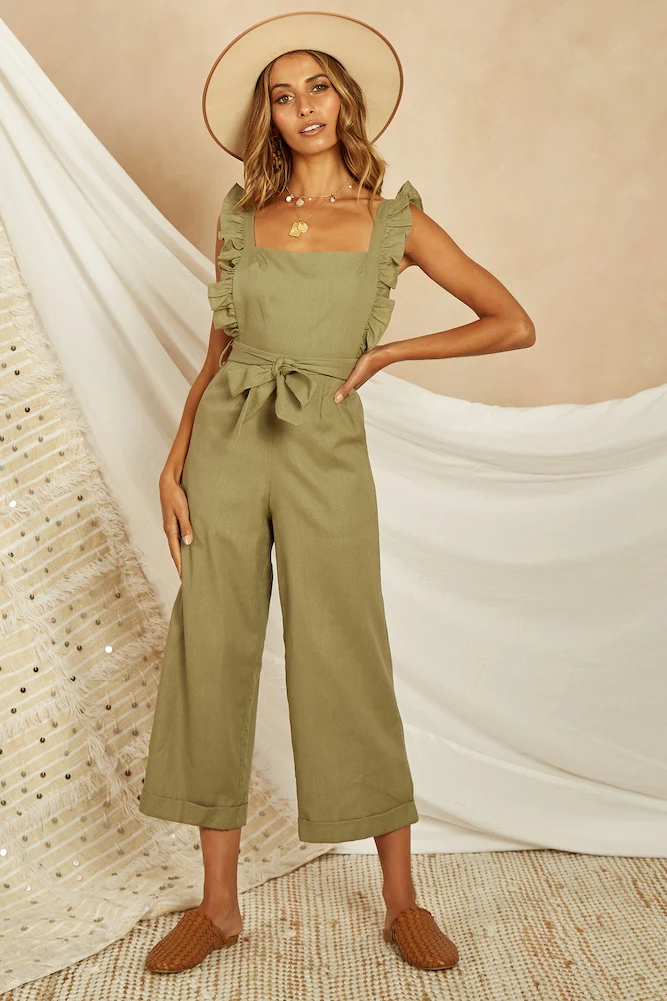 Durango Jumpsuit Olive - Image 3
