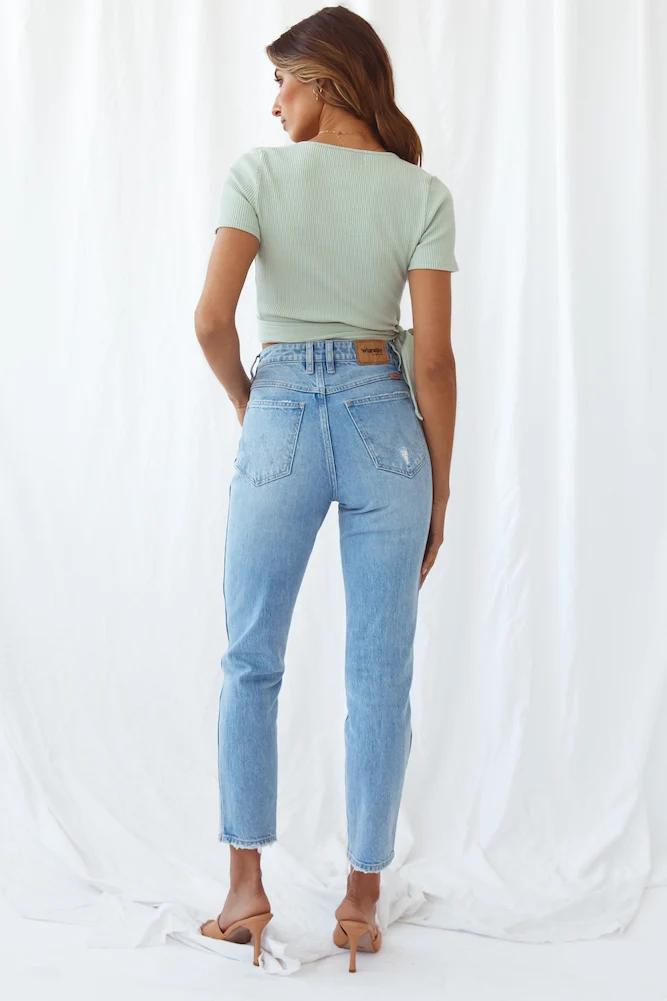 Early Rise Crop Top Sage - Image 6