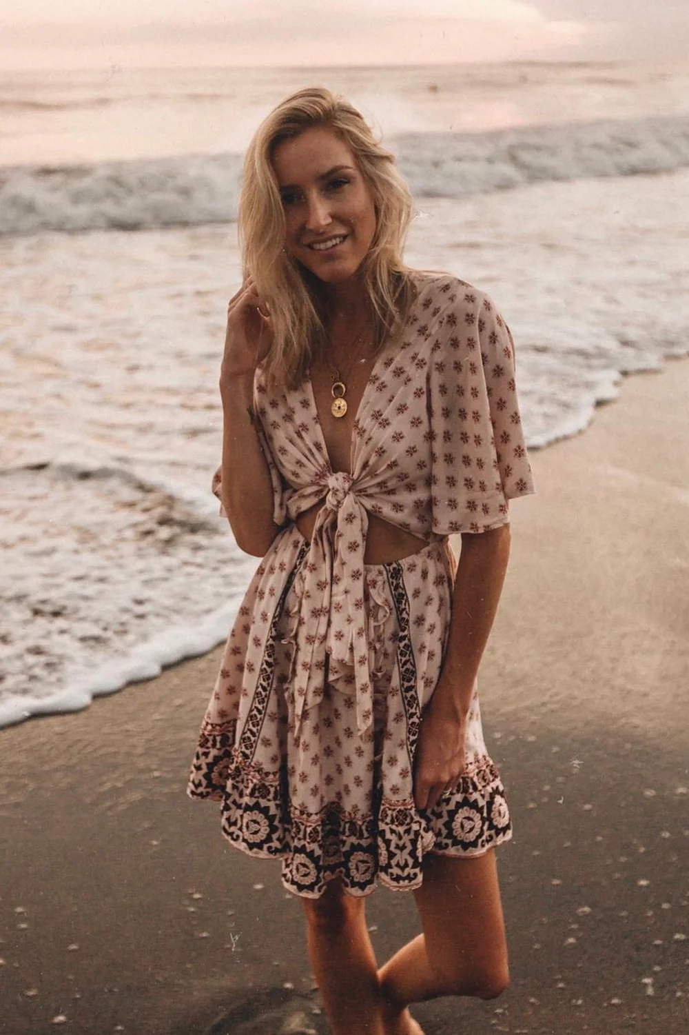 Elmington Dress Nude - Image 2