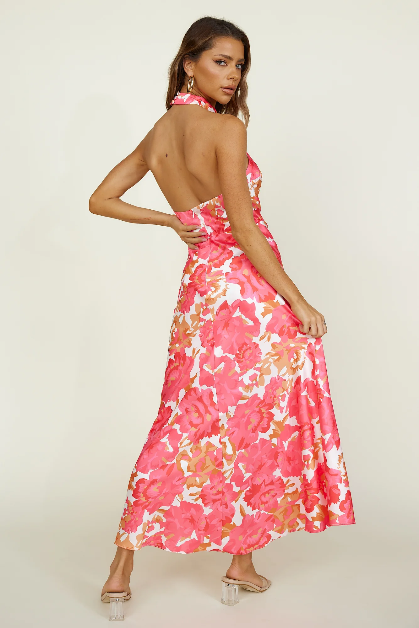 Embrace It Maxi Dress Pink - Image 5