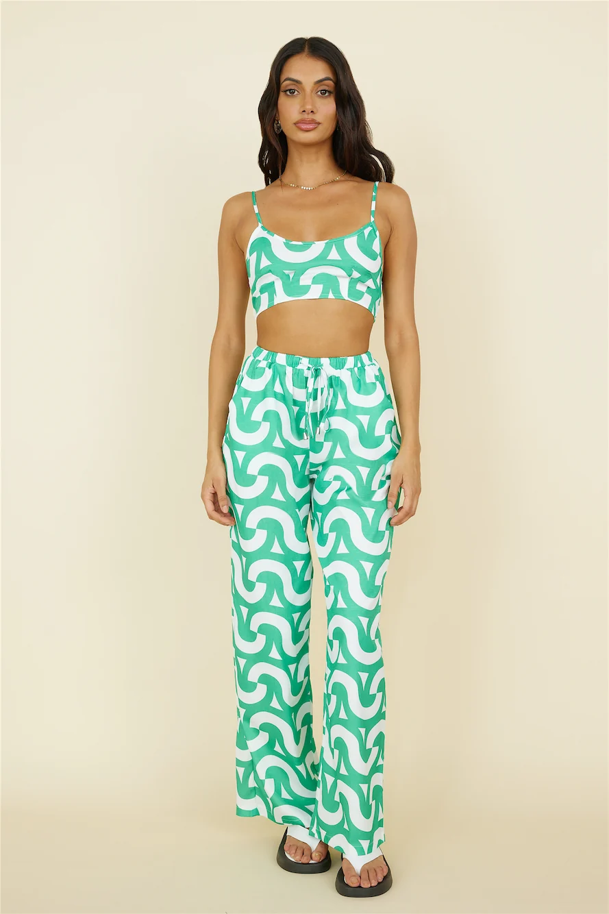 Enchanted Days Crop Top Green - Image 6