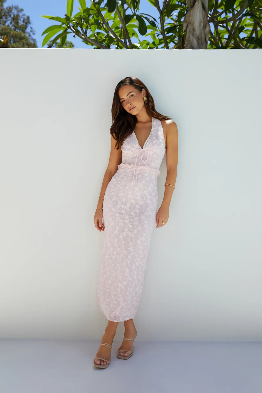 Enchanted Mist Maxi Dress Pink - Image 5