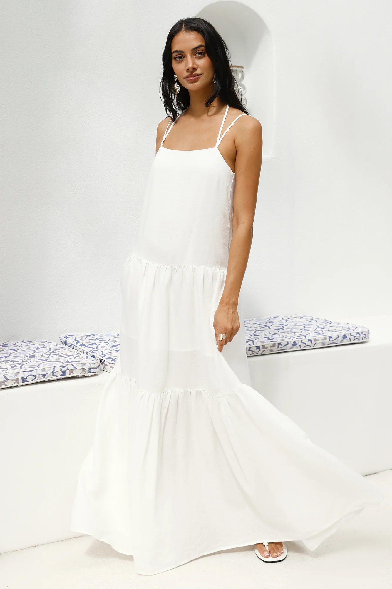Endless Grace Maxi Dress White - Image 9