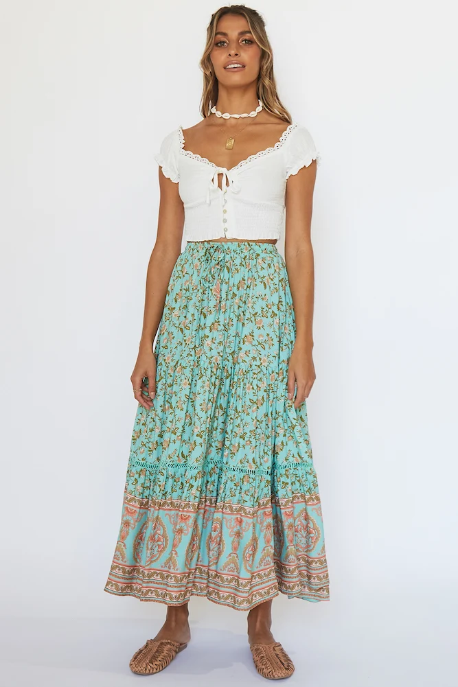 English Breakfast Crop Top White