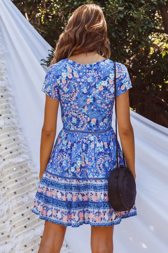Esteswood Dress Blue - Image 5