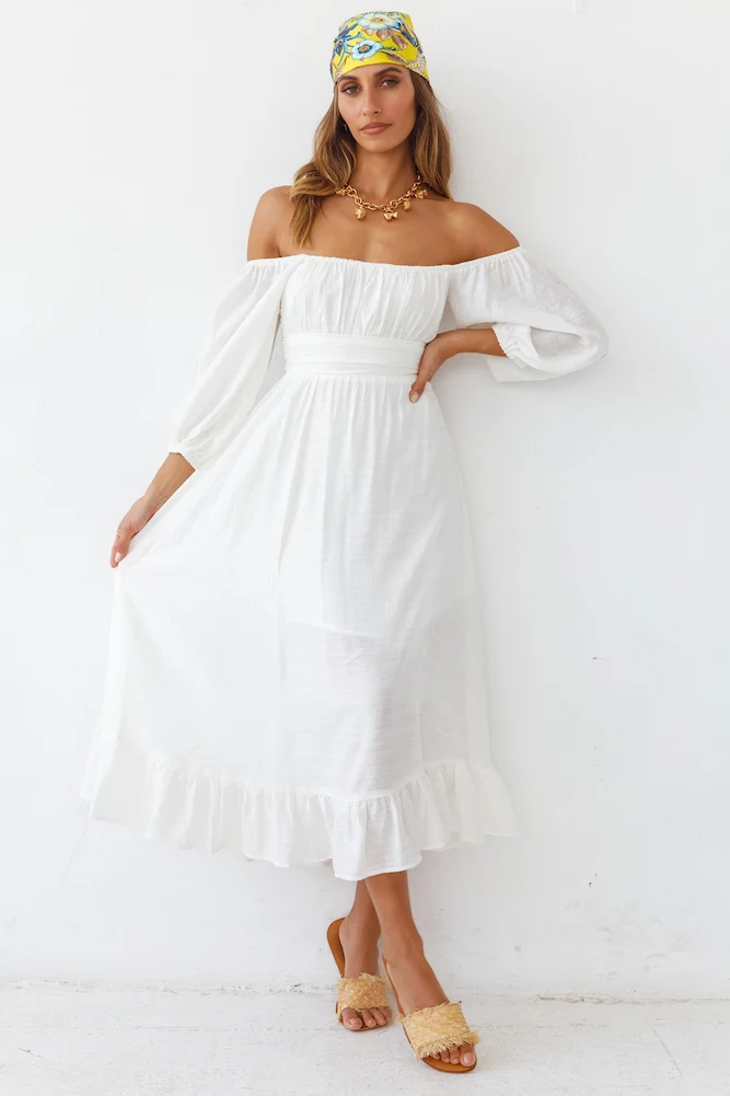 Eternal Dreaming Maxi Dress White - Image 7
