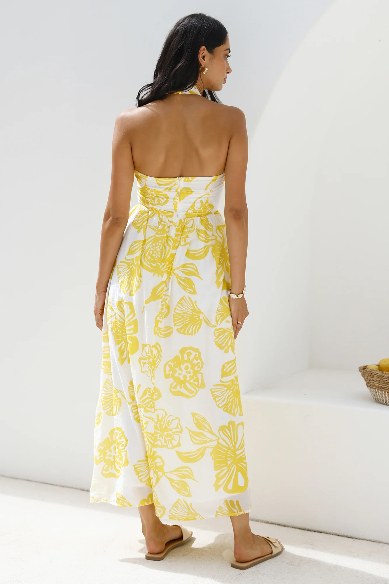 Eternal Spring Maxi Dress Yellow - Image 2
