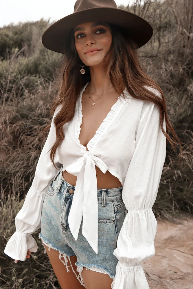 Exposure Crop Top White - Image 4