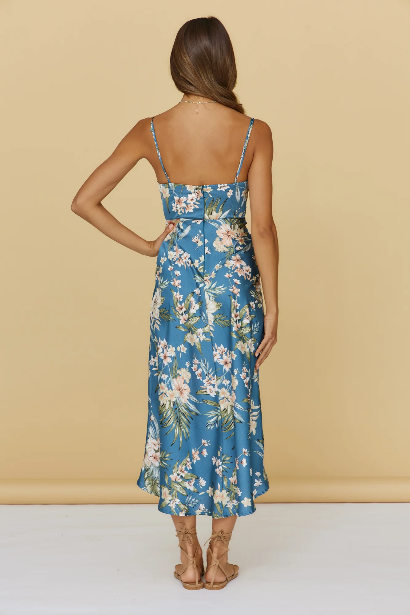 Feeling Proud Maxi Dress Blue - Image 6