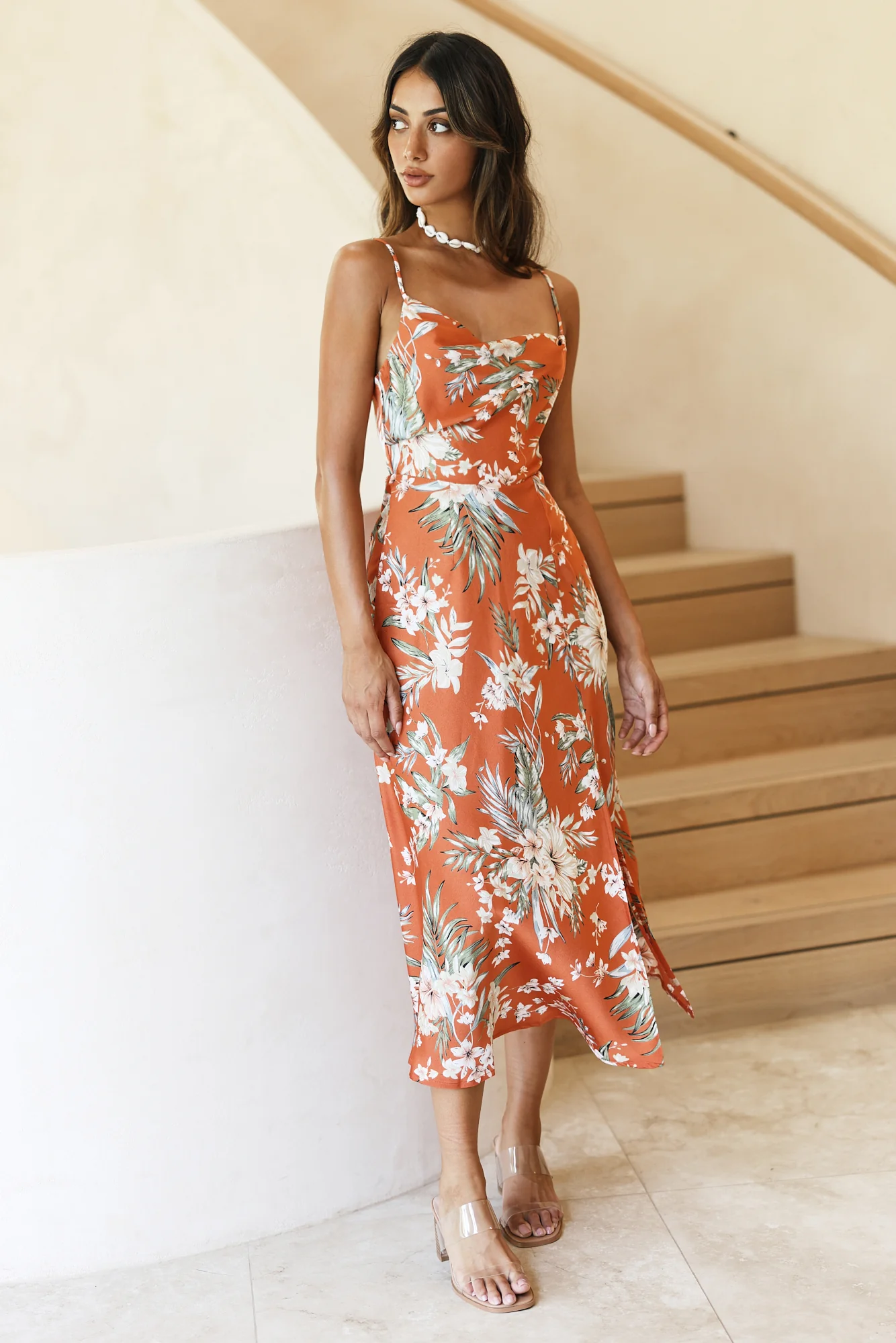Feeling Proud Maxi Dress Rust - Image 5