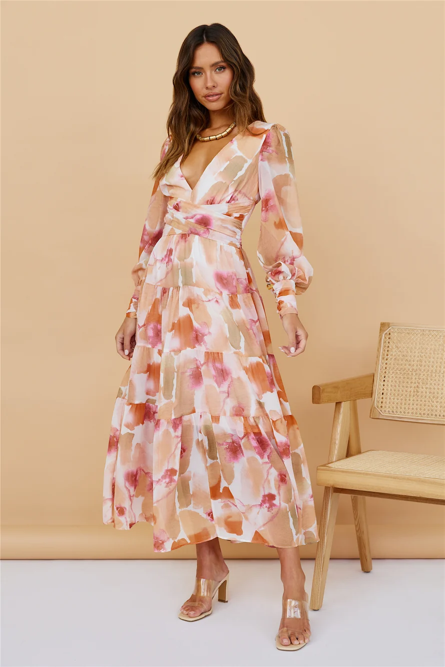 Find Your Truth Maxi Dress Orange - Image 3