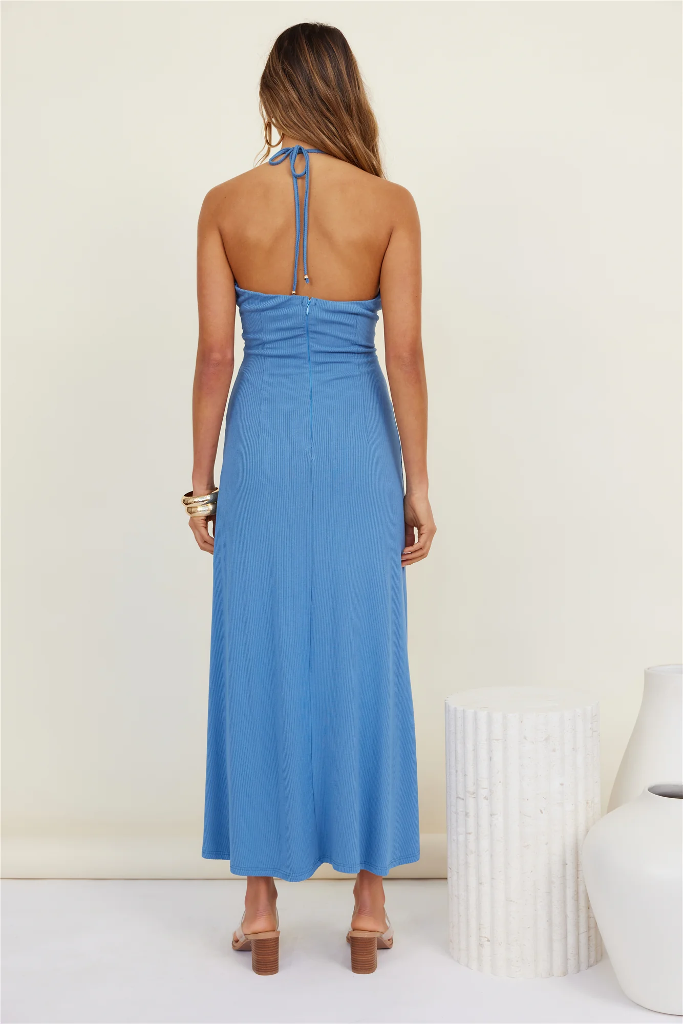 Finer Moments Maxi Dress Blue - Image 7