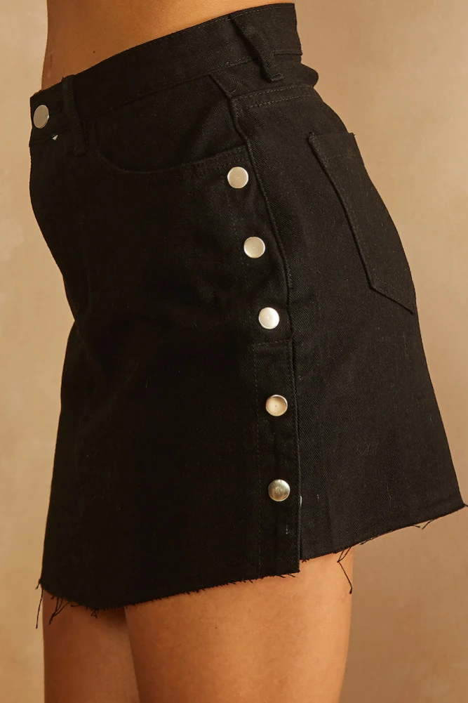 Flower Market Skirt Black - Image 4