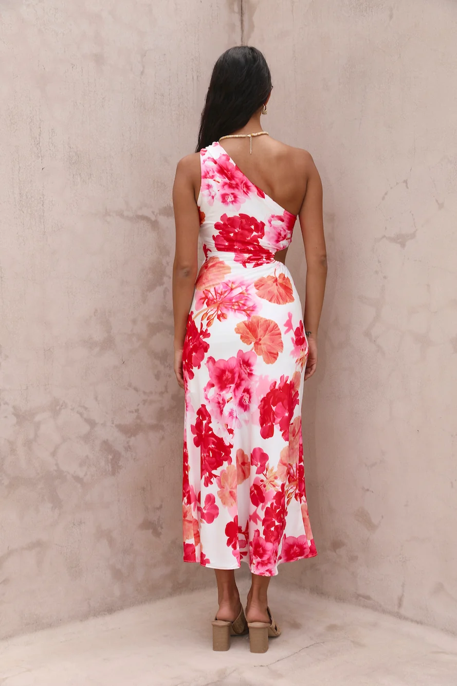 Flowers In Your Hair Maxi Dress Pink - Image 5