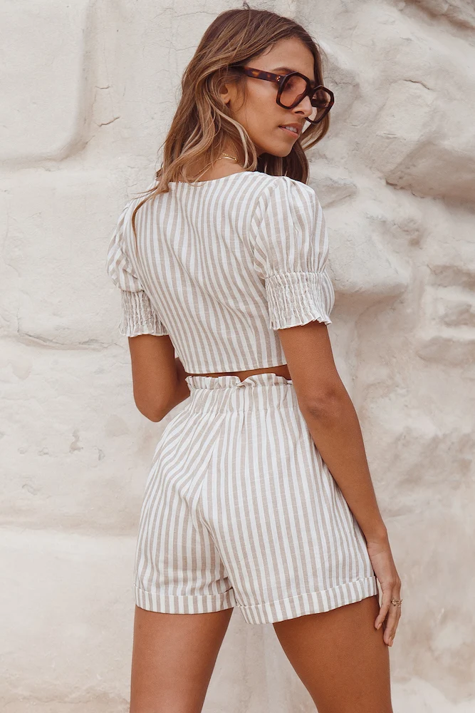 Forever Wild Crop Top Beige - Image 5