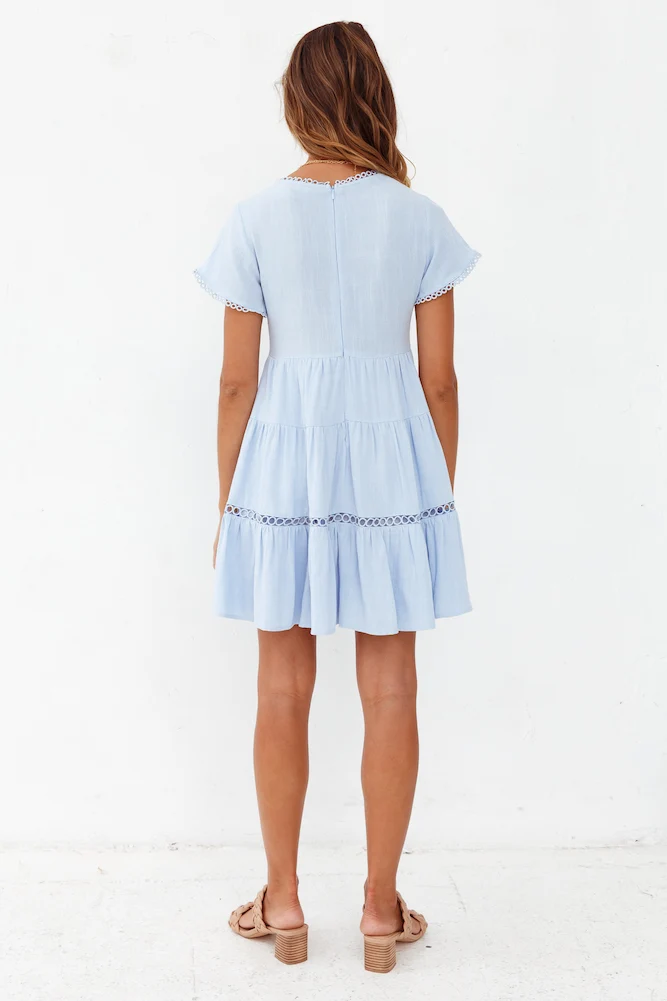 Forget-Me-Not Dress Blue - Image 5