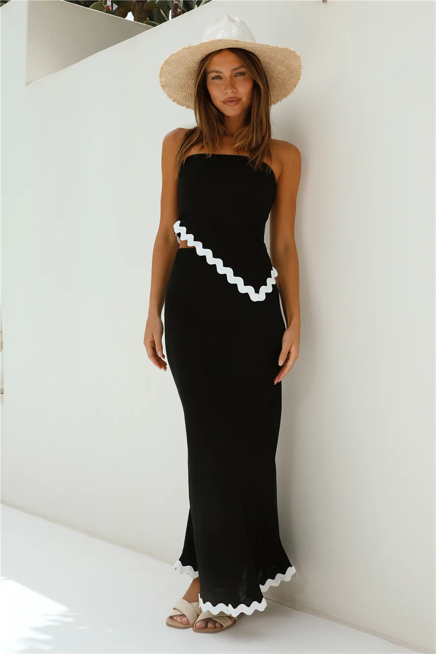 Found You Asymmetrical Top Black - Image 12
