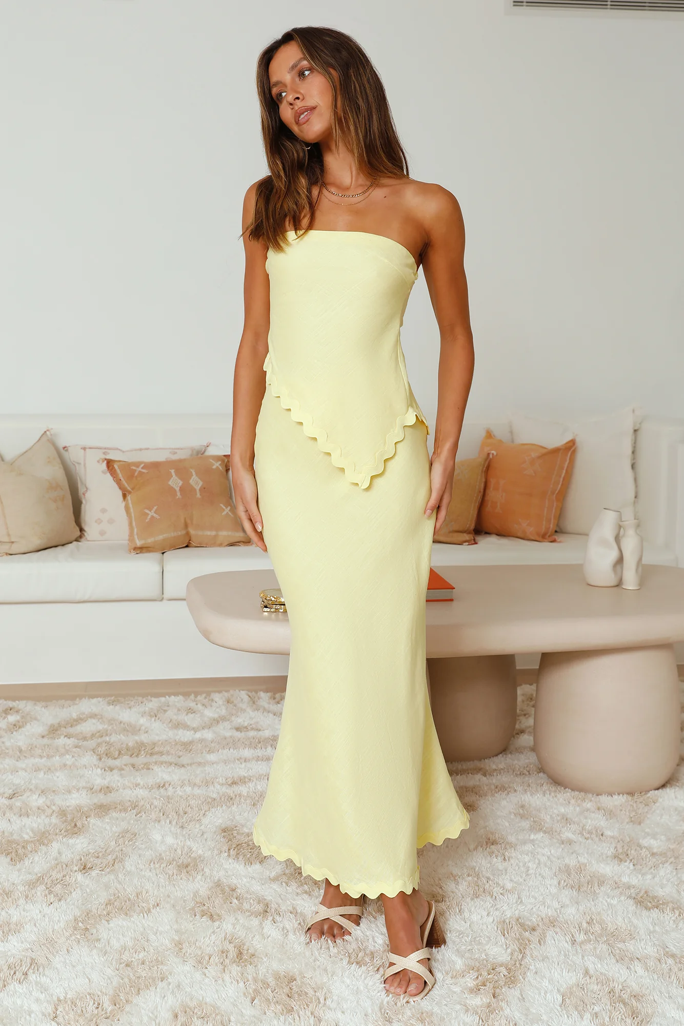 Found You Asymmetrical Top Yellow - Image 5