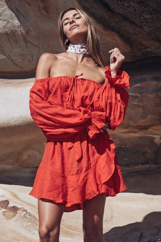 Futura Dress Red - Image 3