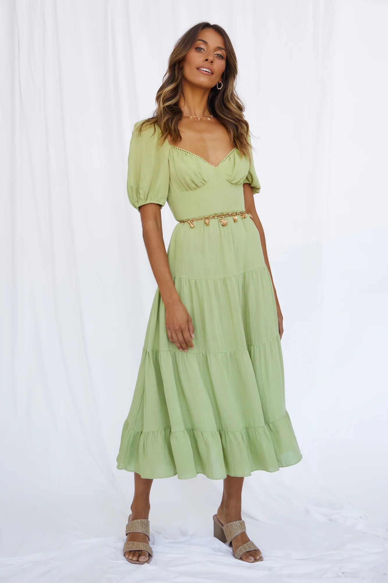 Gable End Maxi Dress Green