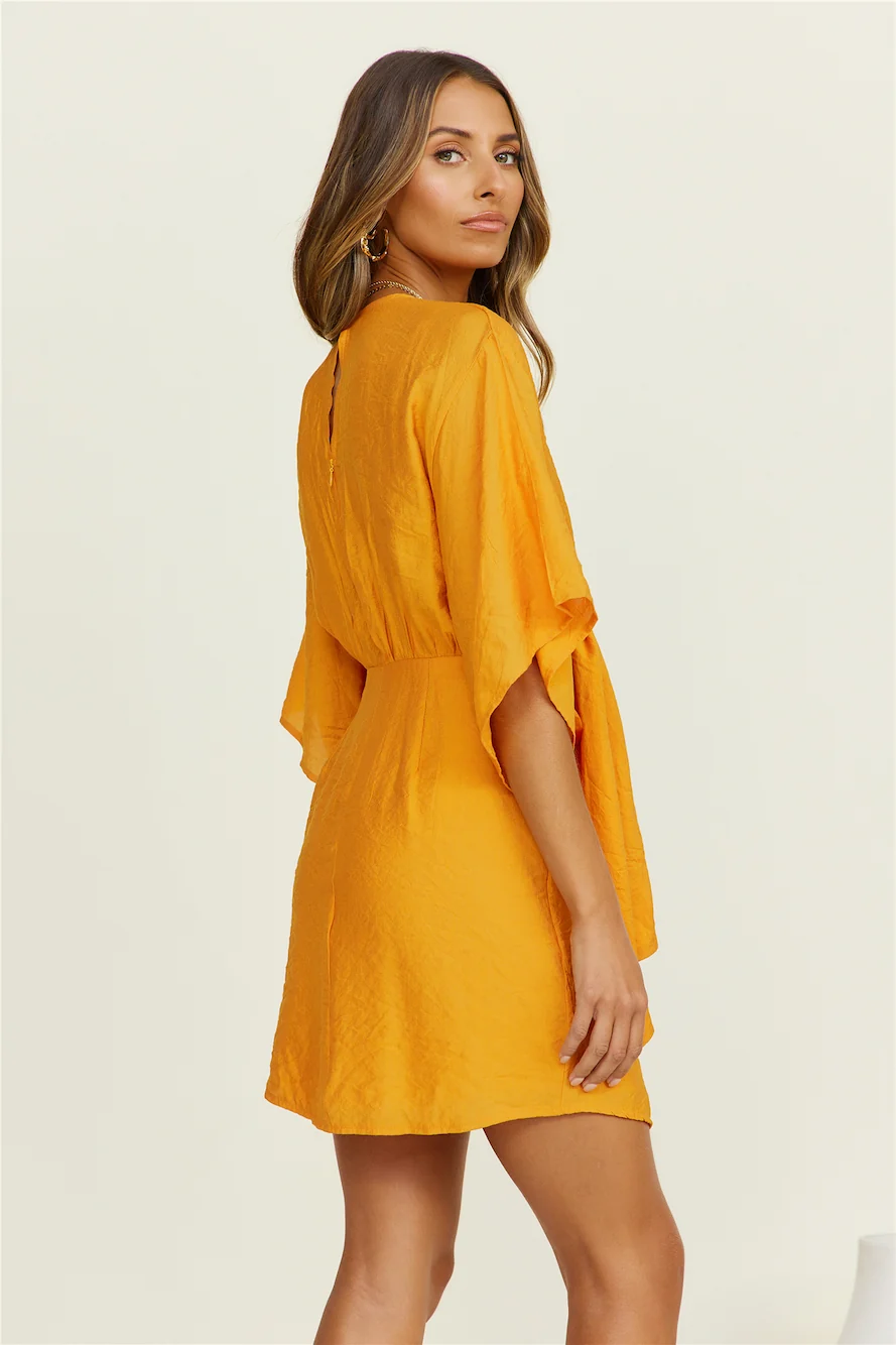 Golden Hour Dress Orange - Image 7