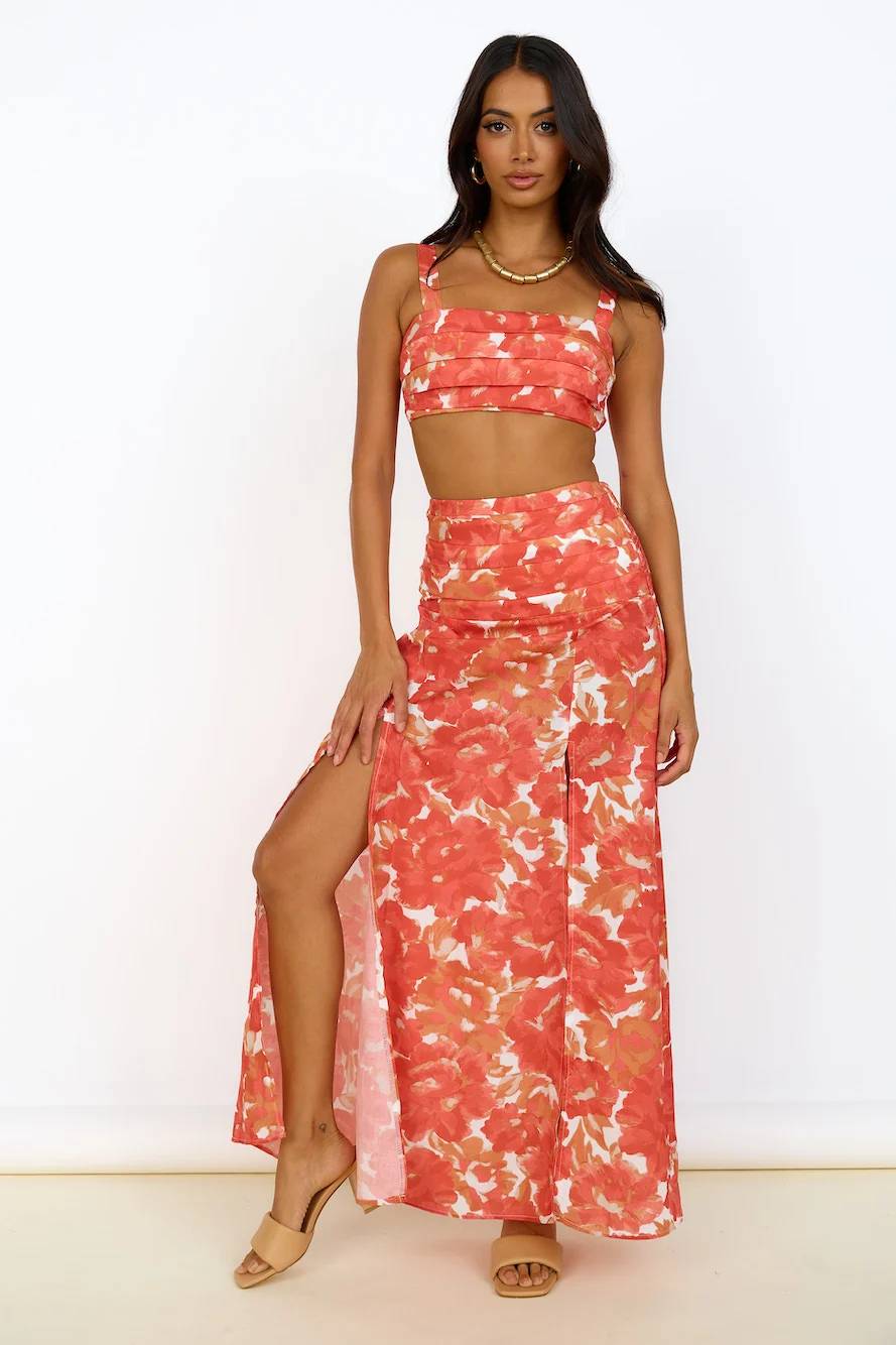 Golden Sunset Crop Top Orange - Image 6