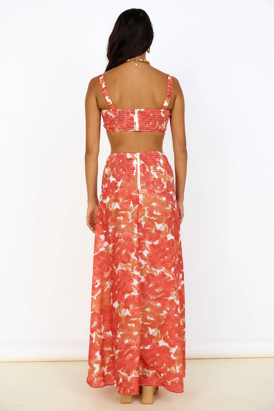 Golden Sunset Crop Top Orange - Image 8