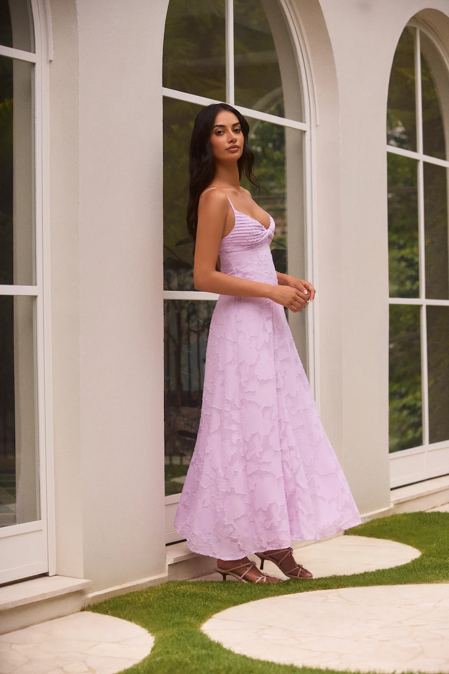 Habita Maxi Dress Lilac - Image 6