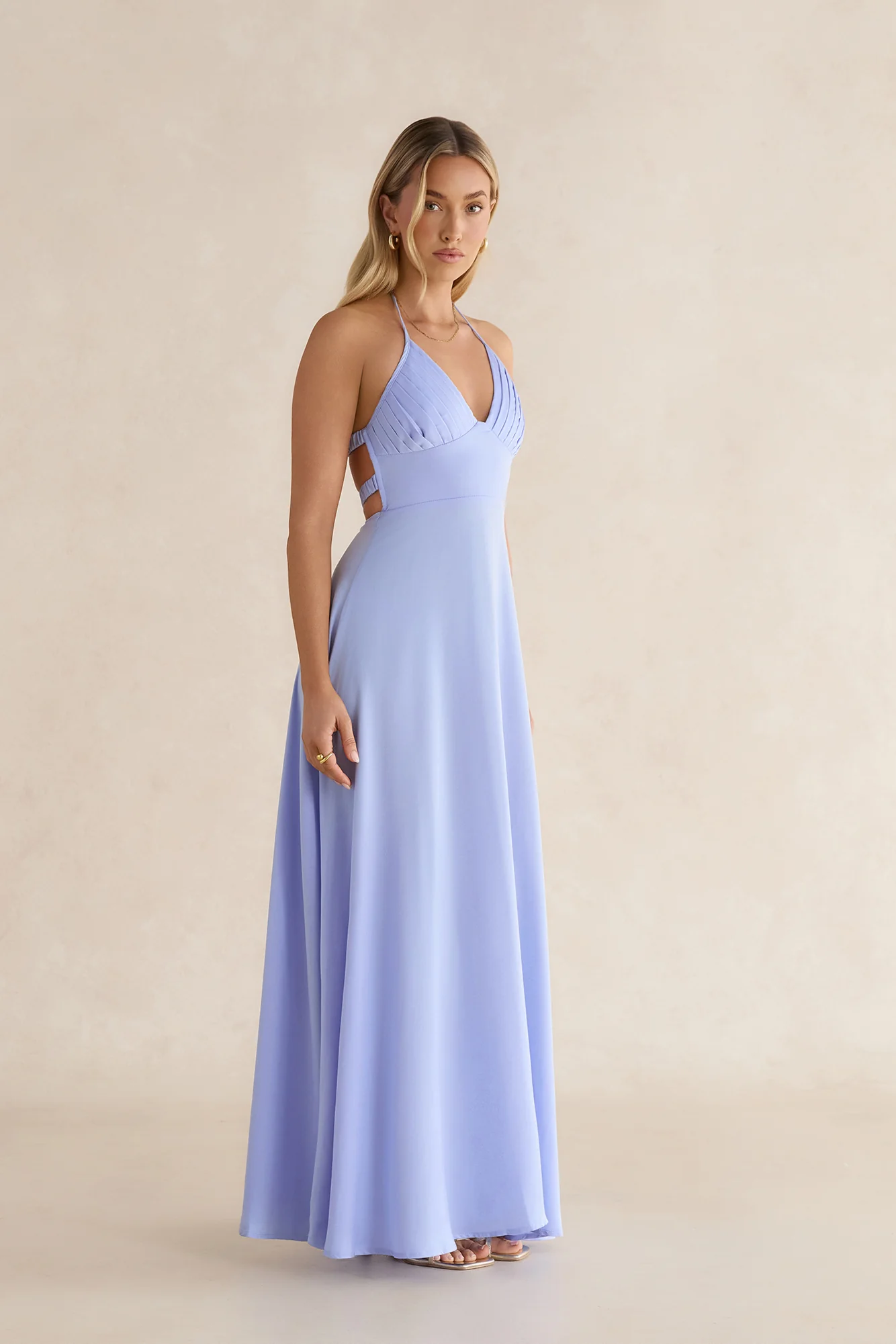 Have This Dance Halter Maxi Dress Blue - Image 6