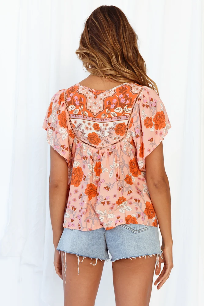Hawaii Bound Top Orange - Image 6
