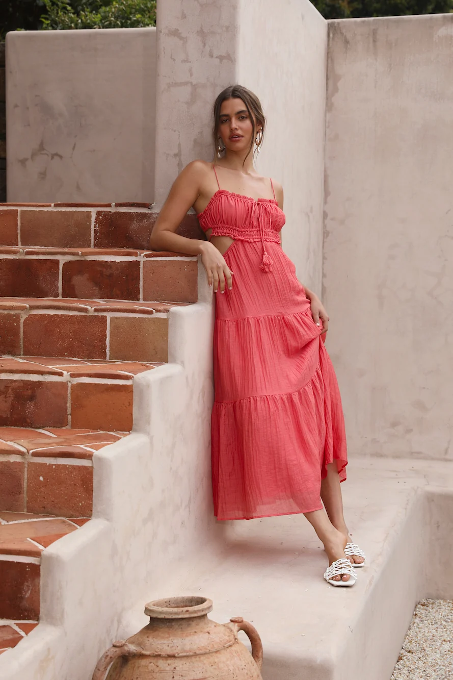 Heartbreaker Maxi Dress Red - Image 4