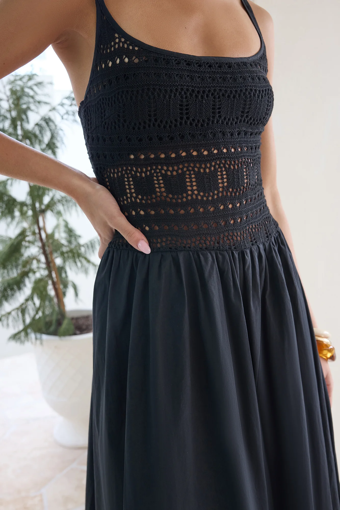 Heat Wave Maxi Dress Black - Image 5
