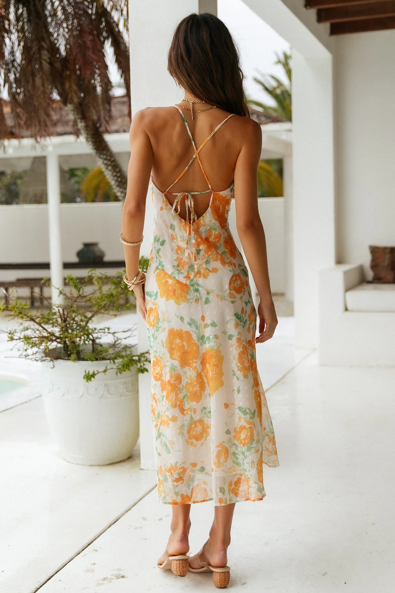 Height Of Glory Midi Dress Beige - Image 6