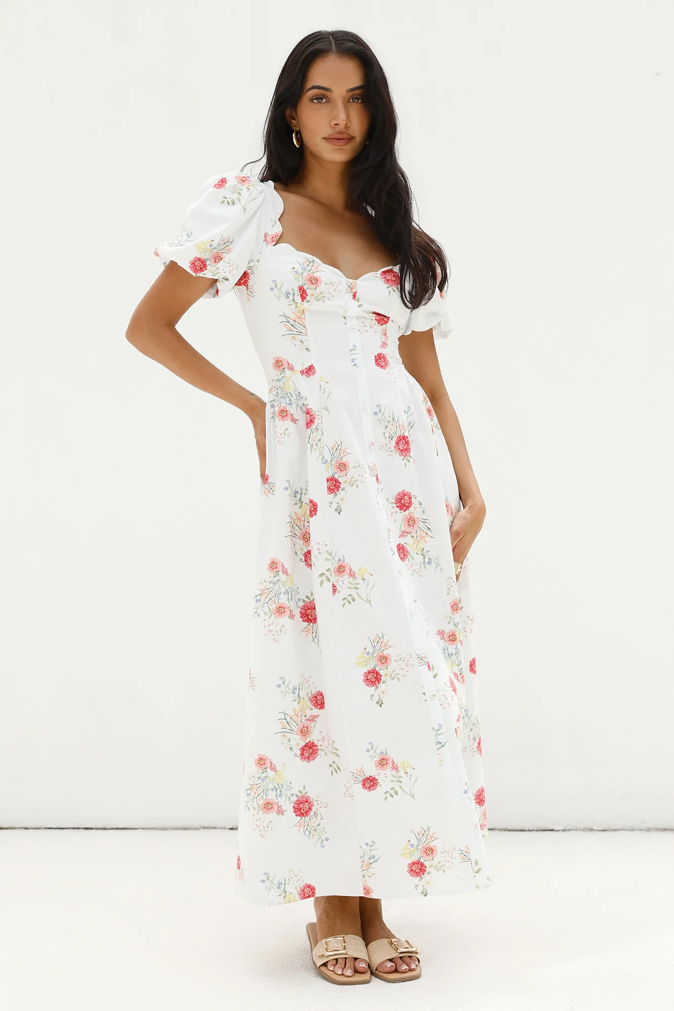 Heritage In Bloom Maxi Dress Floral - Image 3