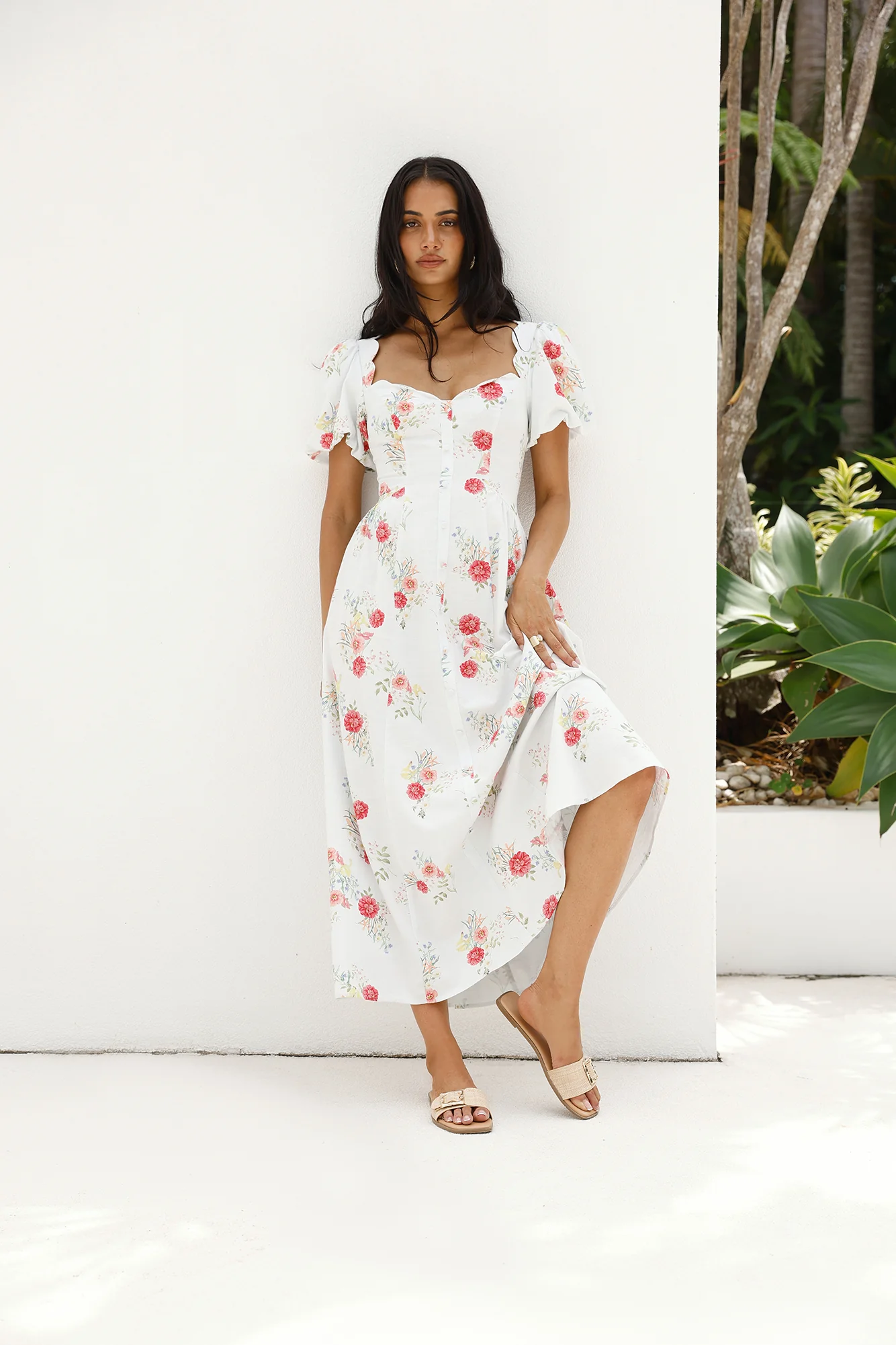 Heritage In Bloom Maxi Dress Floral - Image 4