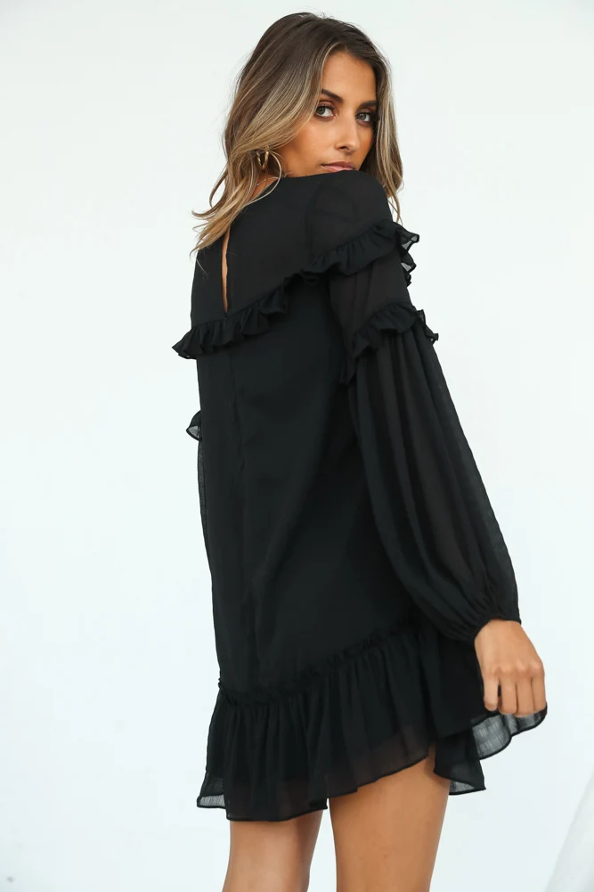 Hilltop Dress Black - Image 7