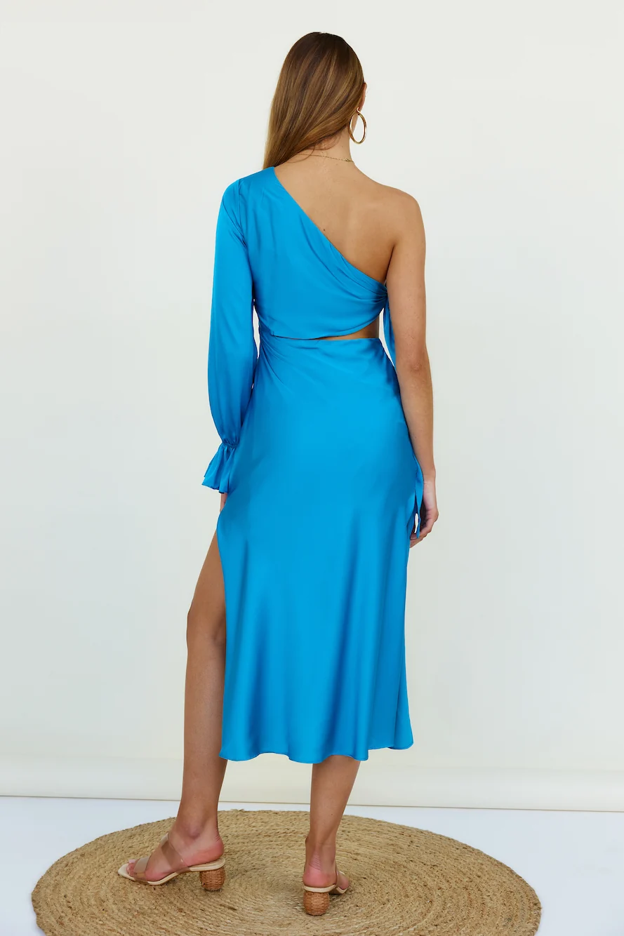 Hold Your Shine Maxi Dress Blue - Image 6