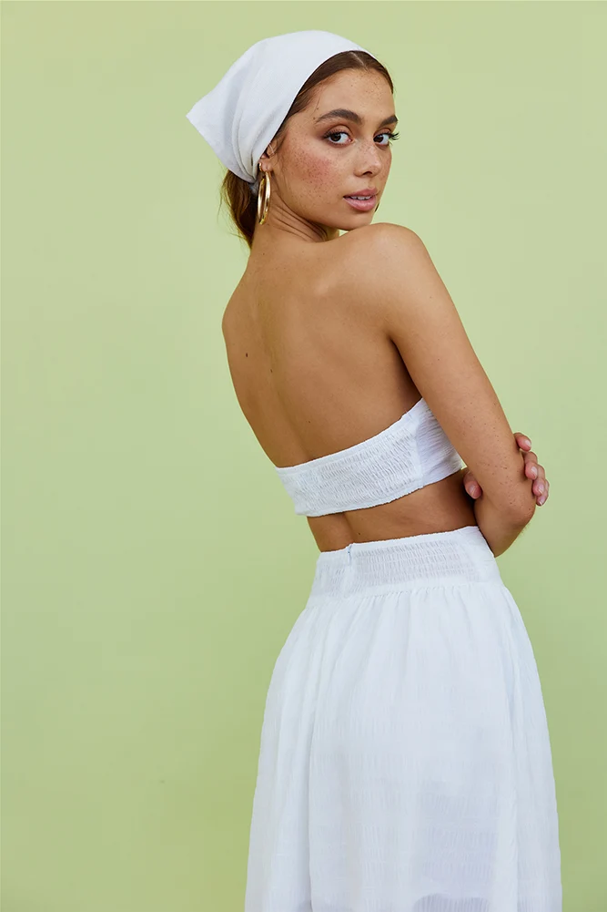 Hundred Years Crop Top White - Image 6