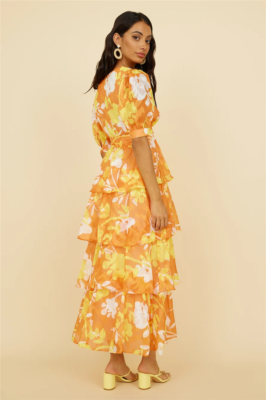 Inflorescence Maxi Dress Yellow - Image 5