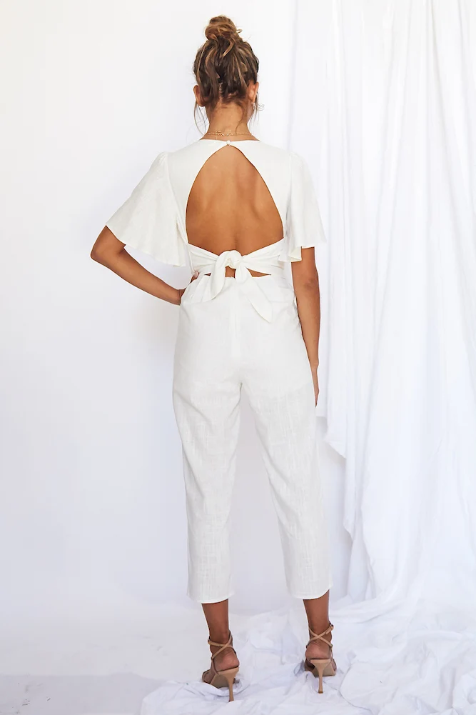 Isabelle Jumpsuit White - Image 8