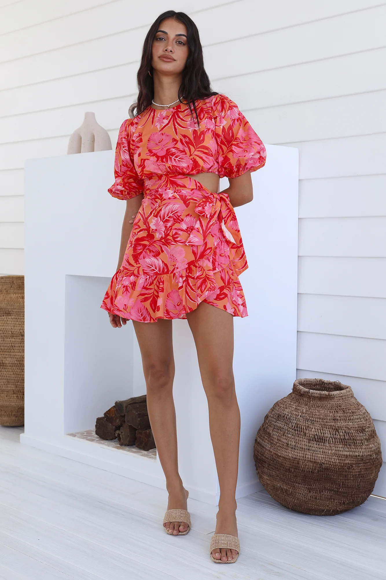 Island Of Orpheus Dress Pink - Image 5