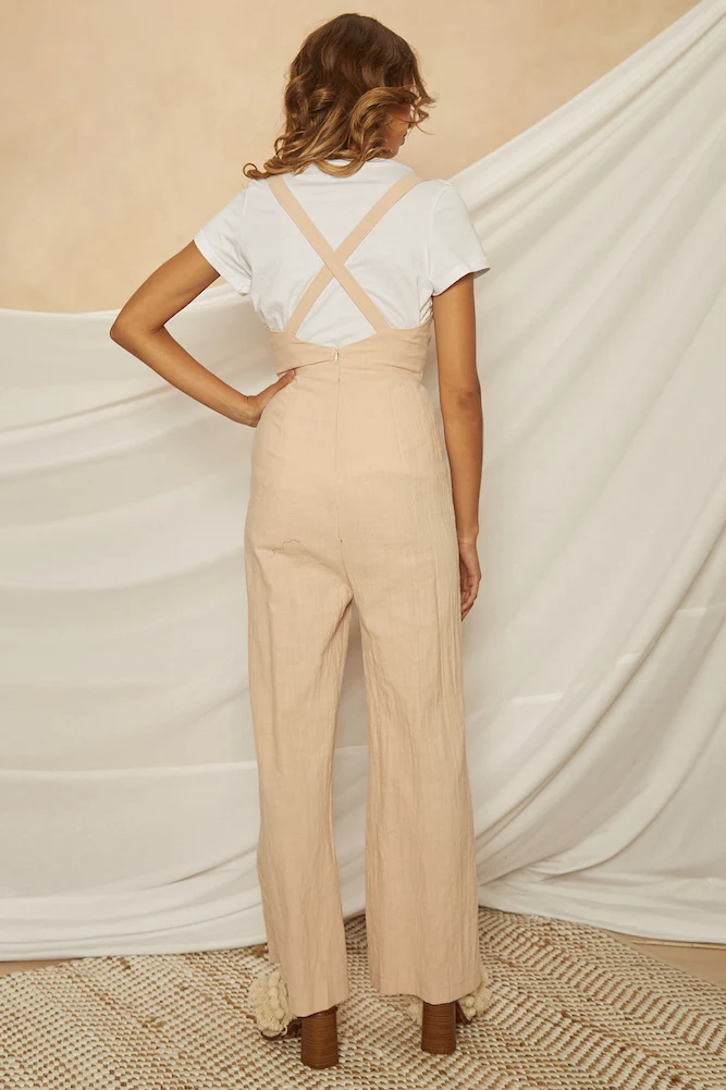 Jarvis Jumpsuit Beige - Image 7
