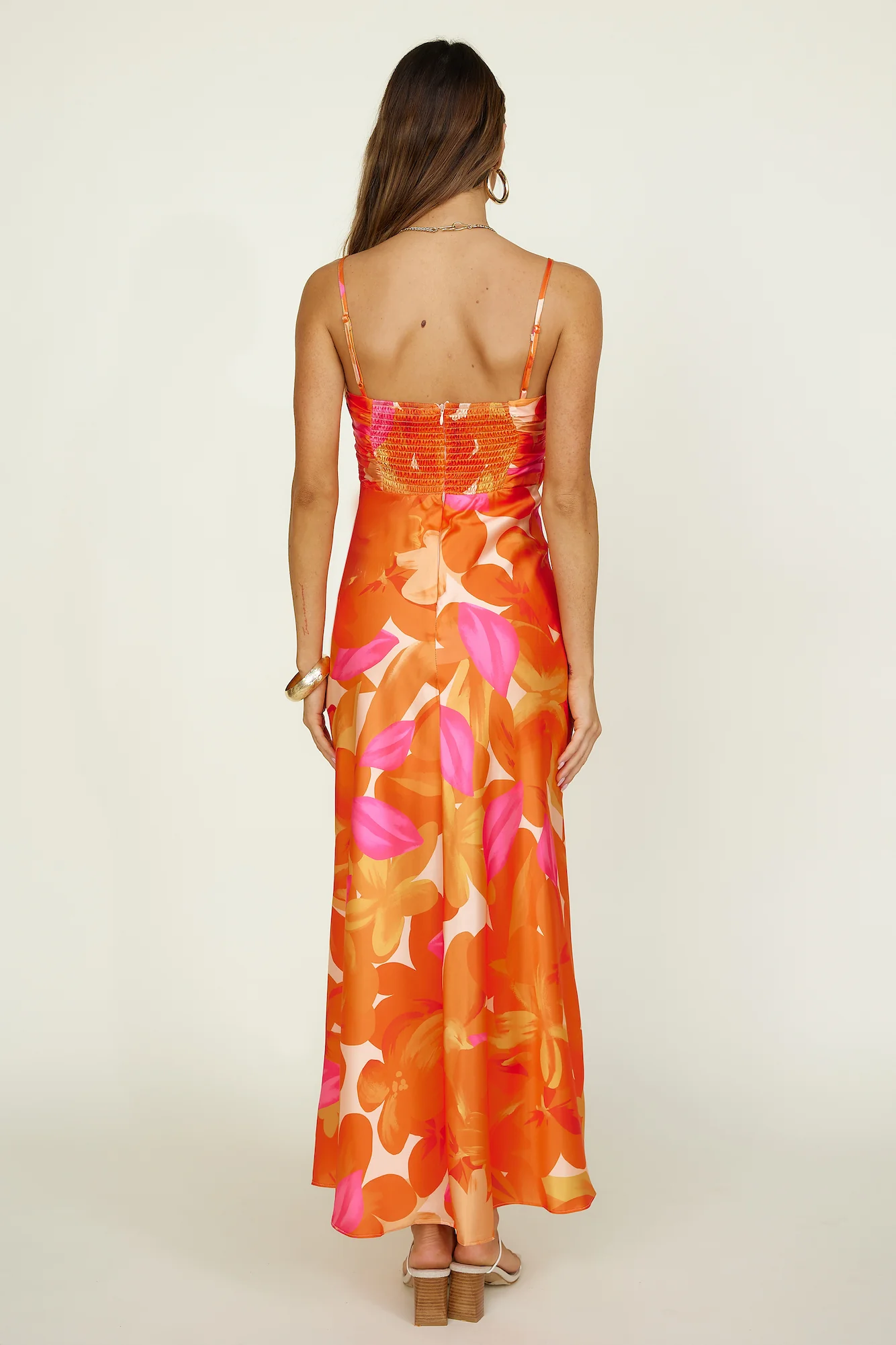Joyful Days Maxi Dress Orange - Image 6