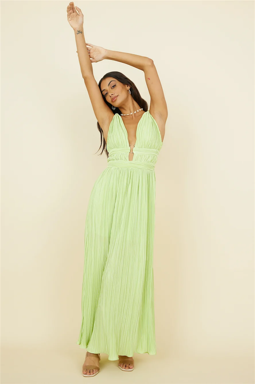 Jupiter Calling Maxi Dress Green - Image 3