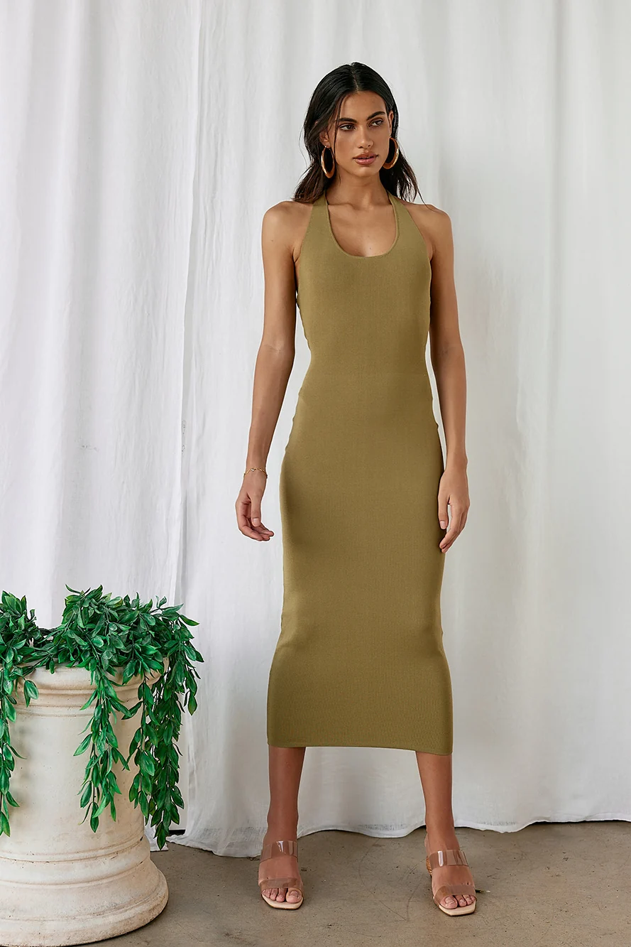 Kalea Maxi Dress Green - Image 4